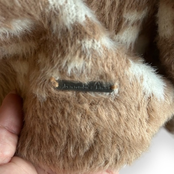 Abercrombie & Fitch Soft & Cozy Cheetah Leopard Animal Print Sweater Size Large - Picture 6 of 10